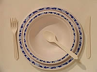 plats compostables coberts