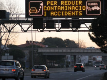 80 km/h, reduir contaminació, cotxes, carretera