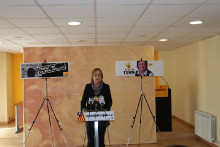 La regidora i cap de llista d'ERC a les eleccions la Paeria, Montse Bergés, ha presentat l'eslògan i la imatge de la campanya