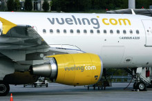 Una imatge d'arxiu d'un avió de Vueling