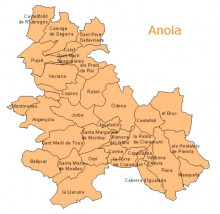 mapa anoia