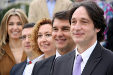 jordi portabella, joan laporta, ester capella, ignasi planas, anna arqué
