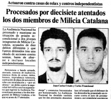 Juan Carlos Criado, Carlos Francisoud, Milícia Catalana, Plataforma per Catalunya