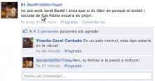 Vicente Casal, PP, Martorell, Facebook