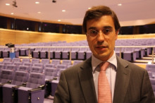 El portaveu d'Afers Econòmics i Monetaris de la Comissió Europea, Amadeu Altafaj, a Brussel·les.