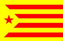 senyera estelada arc triomf 