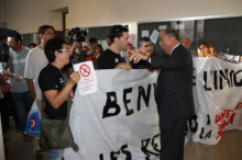 curs acadèmic,UdL,inauguració,protestes,retallades
