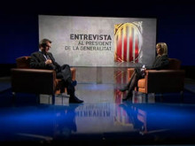 entrevista Mas, Mònica Terribas, TV3