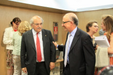 Montoro i un Mas-Collell amb cara de pocs amics