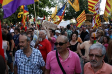 Manifestació a Lleida
