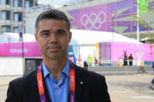 El Secretari General de l'Esport, Ivan Tibau, a Londres, com esportista va patir el joc brut d’Espanya