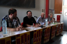 Macià Alavedra reapareix a l'UCE en un acte d'homenatge als exiliats de la Guerra Civil.