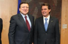 Durao Barroso i el President Mas (Catalunya, nou Estat d'Europa)