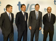Rajoy amb la cúpula de RTVE