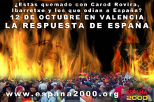españa 2000 cartell foc franquistes nazis