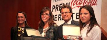 Sol Daurella amb Artur Mas lliurament del premis concurs redacció "Coca-Cola"