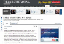 L'article del 'The Wall Street Journal' on es critica l'amiguisme i el sistema polític espanyol.