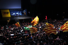 Més de 2000 personesa l' acte central de la CUP al Barcelona Teatre Musical.