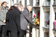 Navarro ha assistit a l'homenatge a Ernest Lluch, mort a mans d'ETA fa 12 anys.