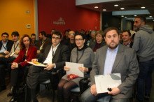 Oriol Junqueras ha explicat els consellers nacionals del partit com van les negociacions amb CiU