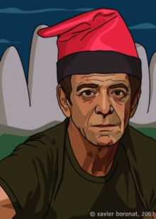 Disseny de Xavier Boronat penjat per Lou Reed al seu perfil de Facebook