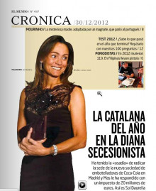 El Mundo: "La catalana de l’any a la diana secessionista"