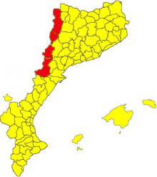mapa franja de ponent arago catala