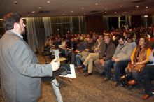 Oriol Junqueras, a la clausura del 24è congrés nacional de les JERC.