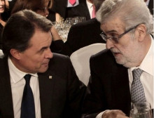 Artur Mas i José Manuel Lara en una imatge d'arxiu