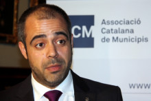 El president de l'Associació Catalana de Municipis, Miquel Buch, en declaracions a l'Agència Catalana de Notícies