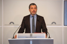 El portaveu del PSC, Jaume Collboni, aquest divendres al Parlament