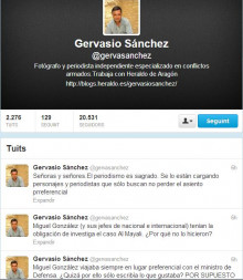 Twitter de Gervasio Sánchez