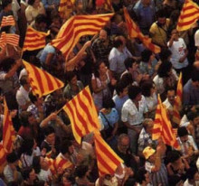 autodeterminació independència estelada senyeres manifestació catalanisme