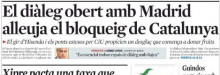Portada de La Vanguardia d'avui