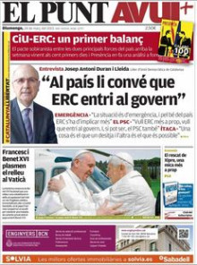 Entrevista Duran al diari El Punt Avui