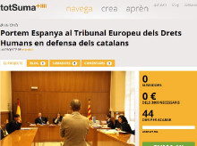 Totsuma: Portem Espanya al Tribunal Europeu dels Drets Humans en defensa dels catalans