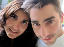 L'autora de l'entrevista Laura Martinez amb Jordi Roca