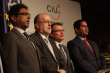 Àngel Colom i Artur Mas en un acte amb immigrants al CCCB el passat 15 de novembre.