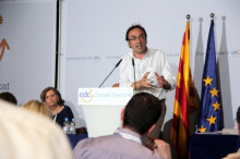 El secretari d'Organització de CDC, Josep Rull, durant el Consell Nacional del partit.