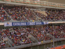 La JNC desplega Catalunya is not Spain a Motmeló