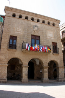 Balcó de l'Ajuntament d'Agramunt