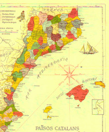 Mapa dels Països Catalans