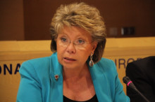 La comissària de Justícia, Drets Fonamentals i Ciutadania i vicepresidenta de la Comissió Europea, Viviane Reding
