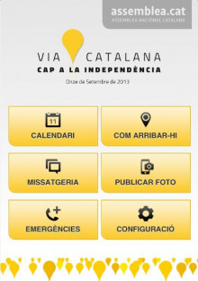Applicació per a Android i iPhone de la Via Catalana
