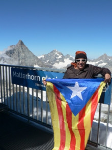 També hi ha hagut ascensions fora de Catalunya, com aquesta al Klein Matterhorn, als Alps.
