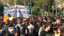 manifestació universitat