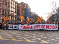 dret decidir manifestació independència autodeterminació