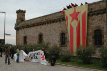 JERC estelada castell montjuic