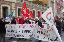 funcionaris manifestació perpinyà