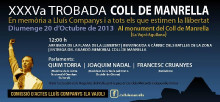 Cartell de la XXXV trobada independentista del Coll de Manrella